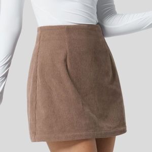 HALARA Corduroy Mini Skirt - Size L